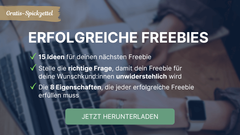 Freebie Arbeitsblatt & Checkliste