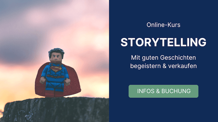 Storytelling Online-Kurs: Mit guten Geschichten begeistern und verkaufen